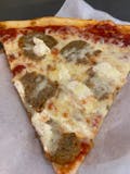 Meatball Ricotta Pizza Slice