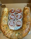 Pepperoni & mozzarella party roll