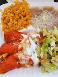 Chicken and cheese Enchiladas " Monday Special "
