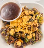 Fried Brussels Spouts-Vegan