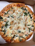 Chicken with Alfredo & Spinach Pizza