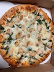 Chicken with Alfredo & Spinach Pizza