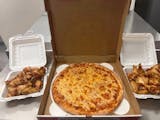 Large Cheese Pizza, 40 Jumbo Wings & 2 Liter Soda