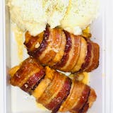 Chicken bacon rolls