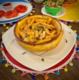 Garlic Bread Pasta Bowl