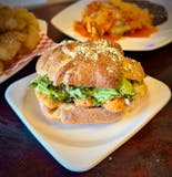 Garlic Knot Chicken Caesar Sammy