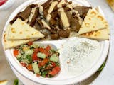 Hummus with Gyro Plate