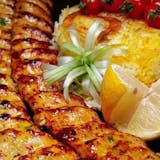 Chicken Kobideh Kabob Plate