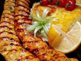 Chicken Kobideh Kabob Plate