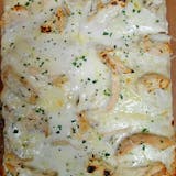 Chicken Alfredo Sicialian Pizza