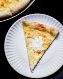 White Pizza Slice