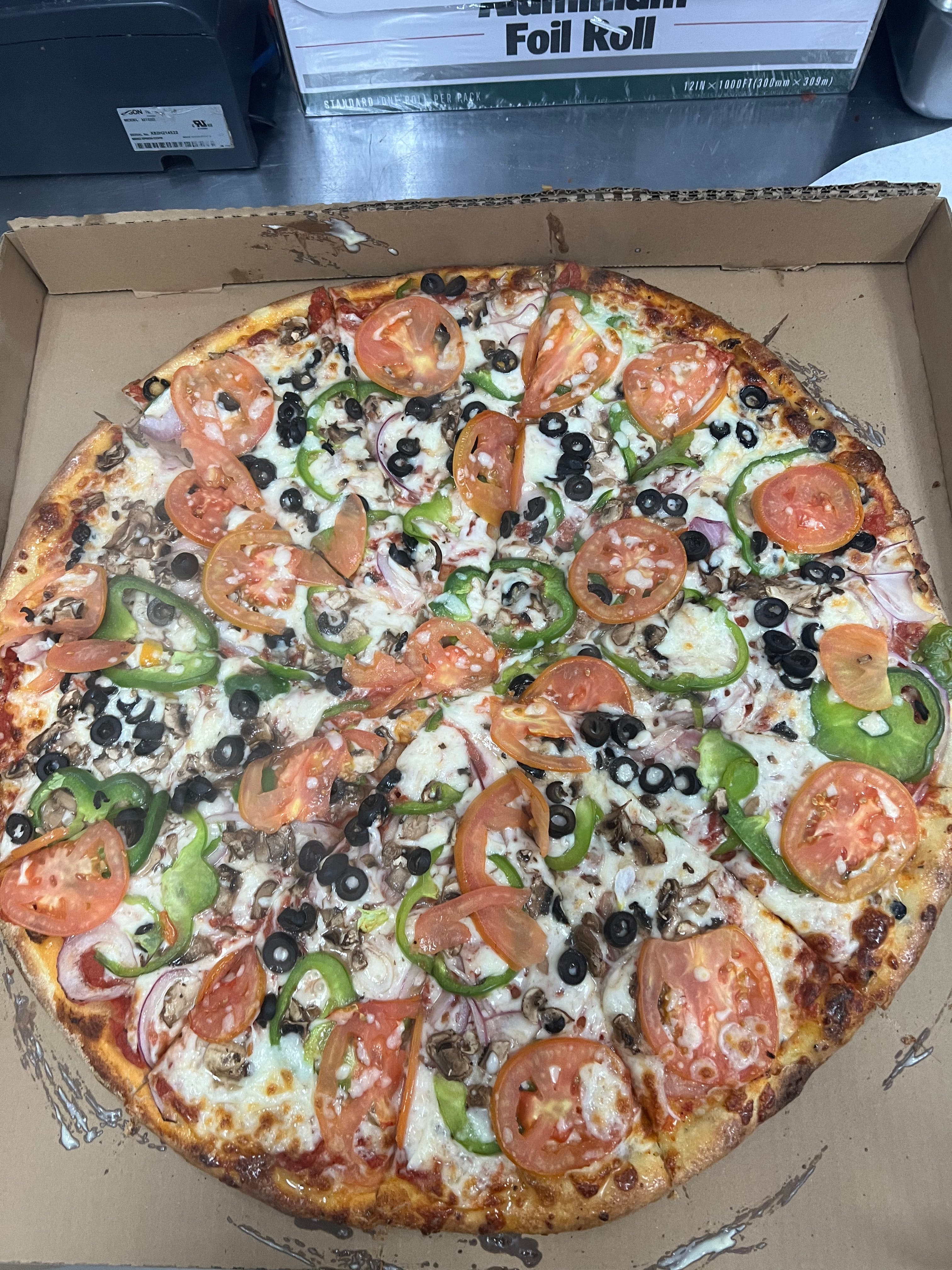 N.Y Vegetarian Pizza