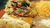 Burrito Dinner -Rice, Beans, & Salad (con Arroz, Frijoles y Ensalada)