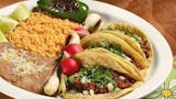 Taco Dinner- Rice & Beans (Con Arroz y Frijoles)