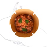 Spaghetti With Mini Meatballs