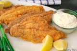 1 PC American Catfish Fillets With  Fries & drink