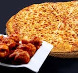 16'' Plain Cheese Pizza with 6 Wings