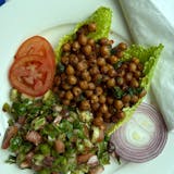 Warm Chickpea Salad (Vegan)