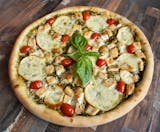 Grilled Chicken Pesto pizza