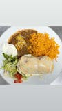 #5 Chimichanga Azteca Lunch