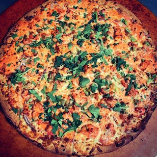 Butter Chicken Pizza