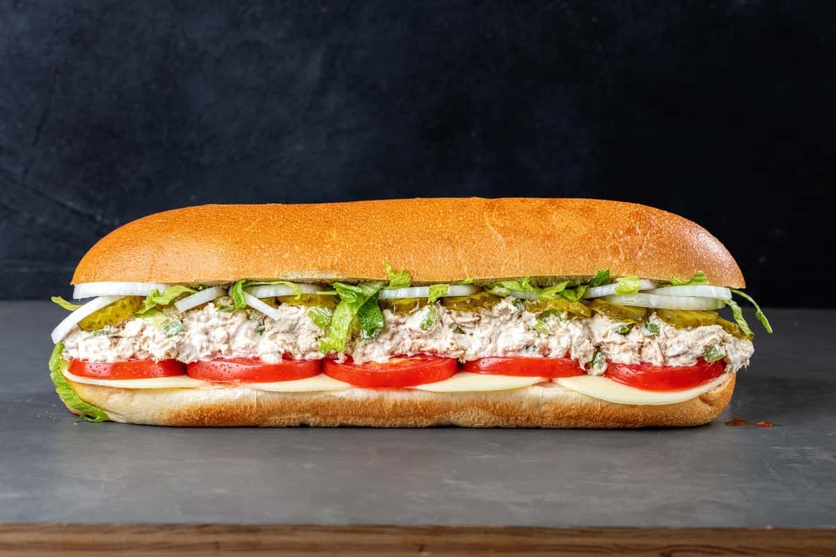 tuna sub from Fucino Pizza