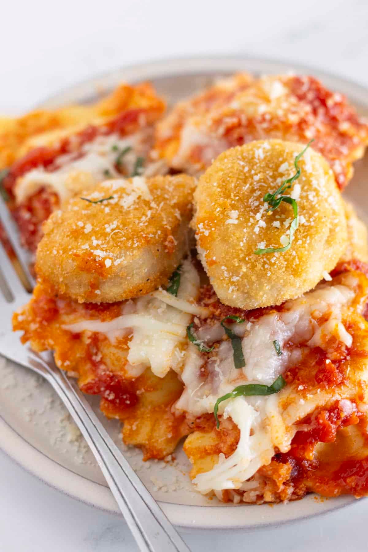 Ravioli Parmigiana from Fucino Pizza