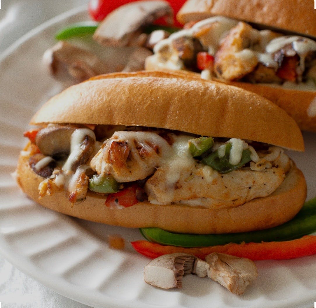 Chiken cheese steak from Fucino Pizza
