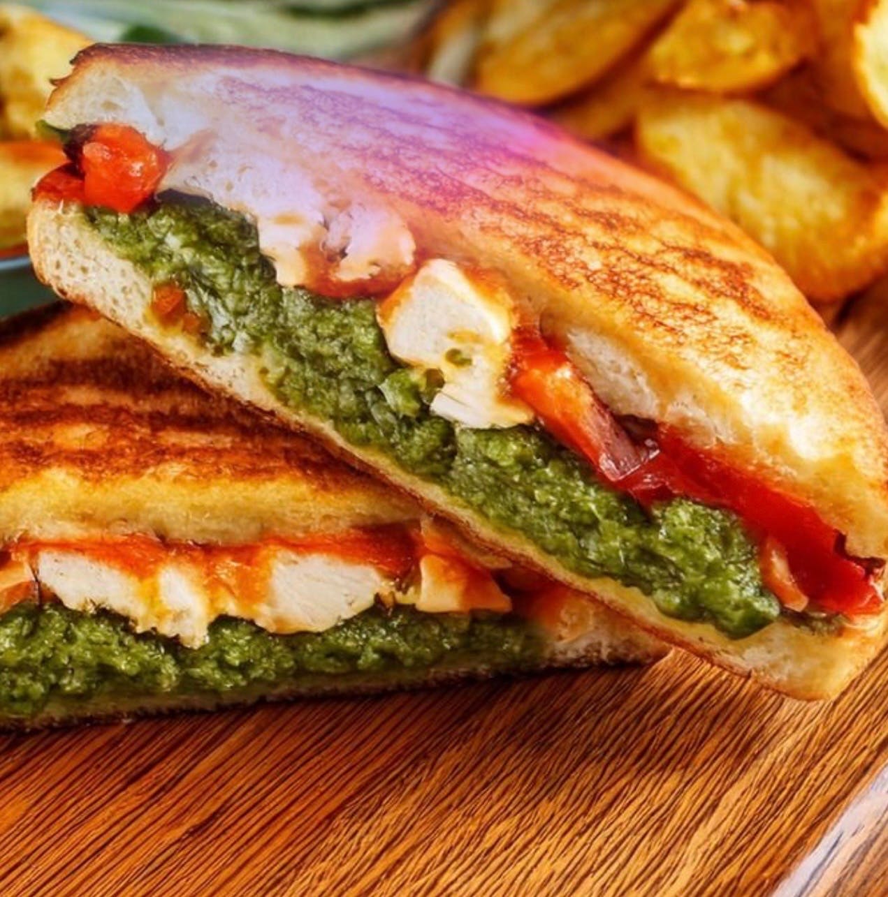 Chiken Pesto Panini from Fucino Pizza