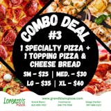 Specialty Pizza, 1 Topping Pizza & Cheese Bread Combo