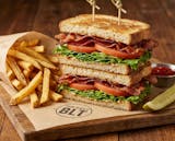 #1  - Triple Decker blt + Fries s
