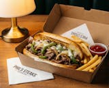 #10 Philliy Cheeseteak + Fries