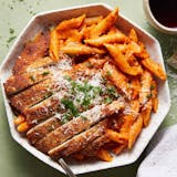 Penne with Creamy Tomato Basil Sauce