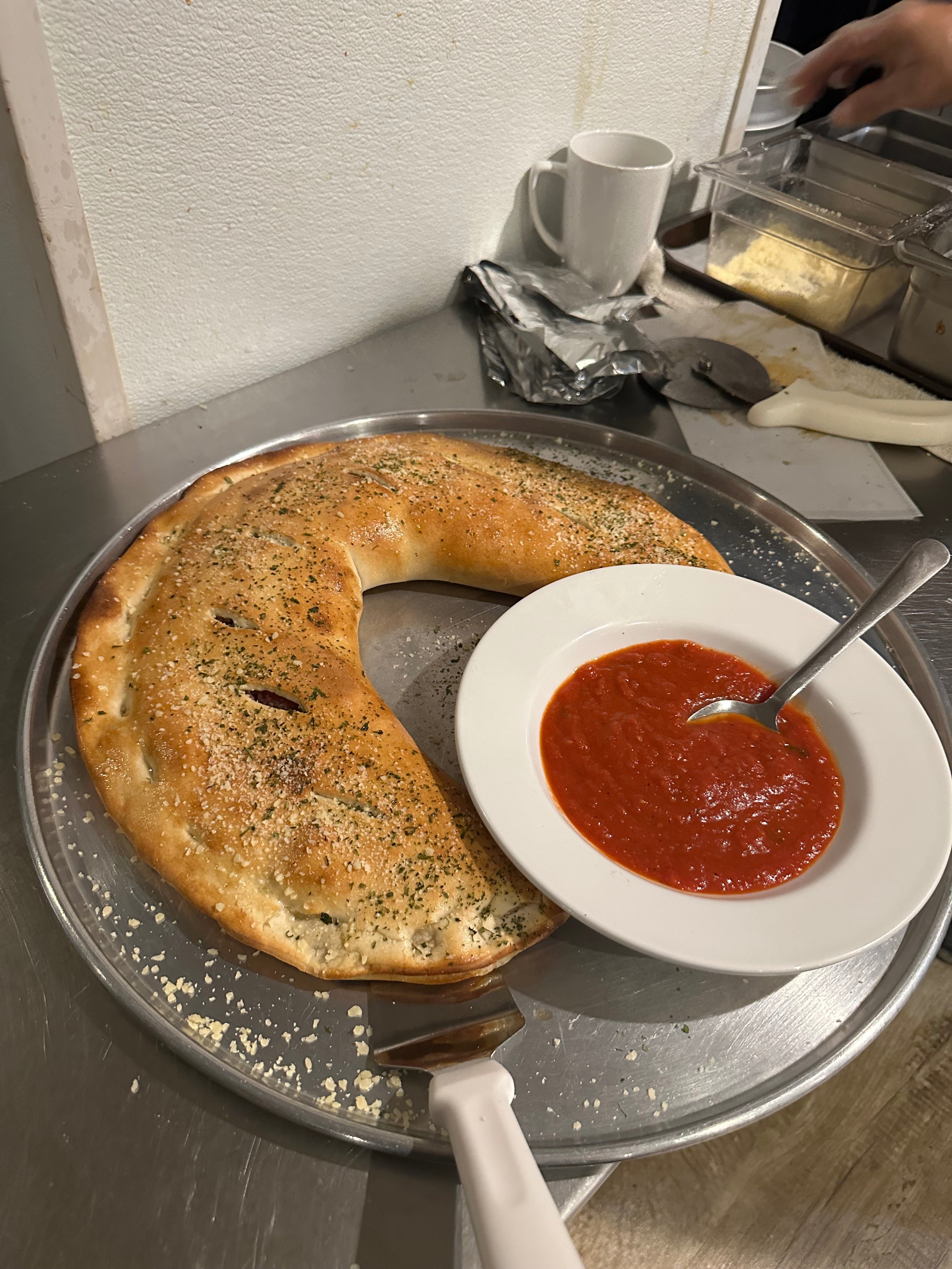 Large Calzone & 2 Liter Soda Special