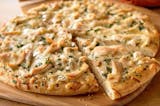 Creamy Garlic Chicken Pizza