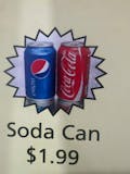 Coke or Pepsi Products Can