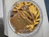 Hot Beef, Gravy & Fries Sandwich