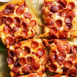 Sicilian Square Pepperoni Pizza