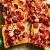 Sicilian Square Pepperoni Pizza
