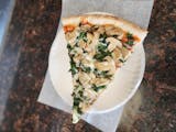 Spinach & Mushrooms Pizza Slice