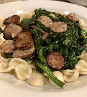Orecchiette with Broccoli Rabe & Sausage