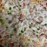 Spicy Romano Chicken Pizza