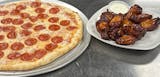 Large 16" 1-Topping Pizza & 10 Wings Special