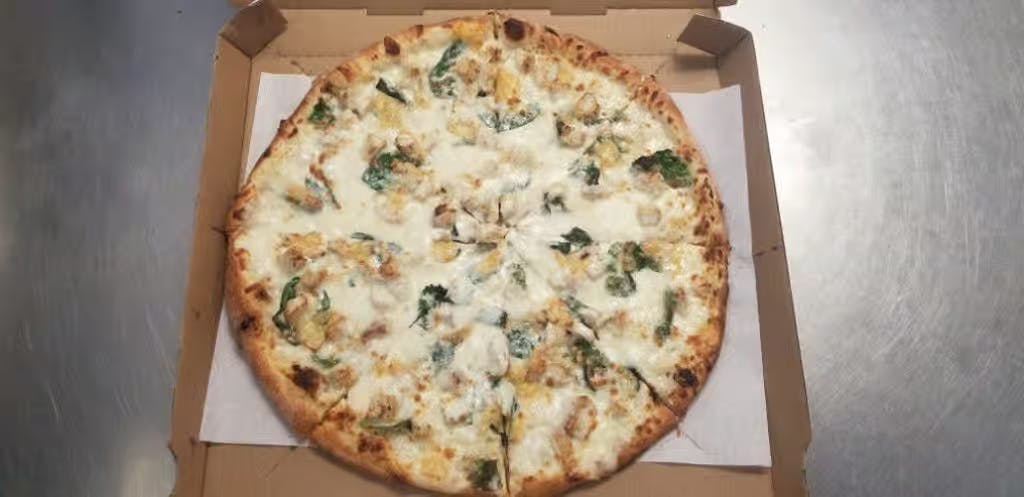 Alfredo Chicken Pizza