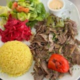 Beef & Lamb Steak Gyro Plate