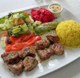 Lamb Shish Kebab Plate