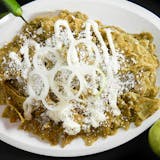 Chilaquiles Verdes Con Bistec Asado