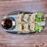 Pan-Fried Chicken and Chive Dumplings (6) 生煎雞肉韭菜煎餃