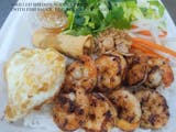 Shrimp Noodle Plate & Drink