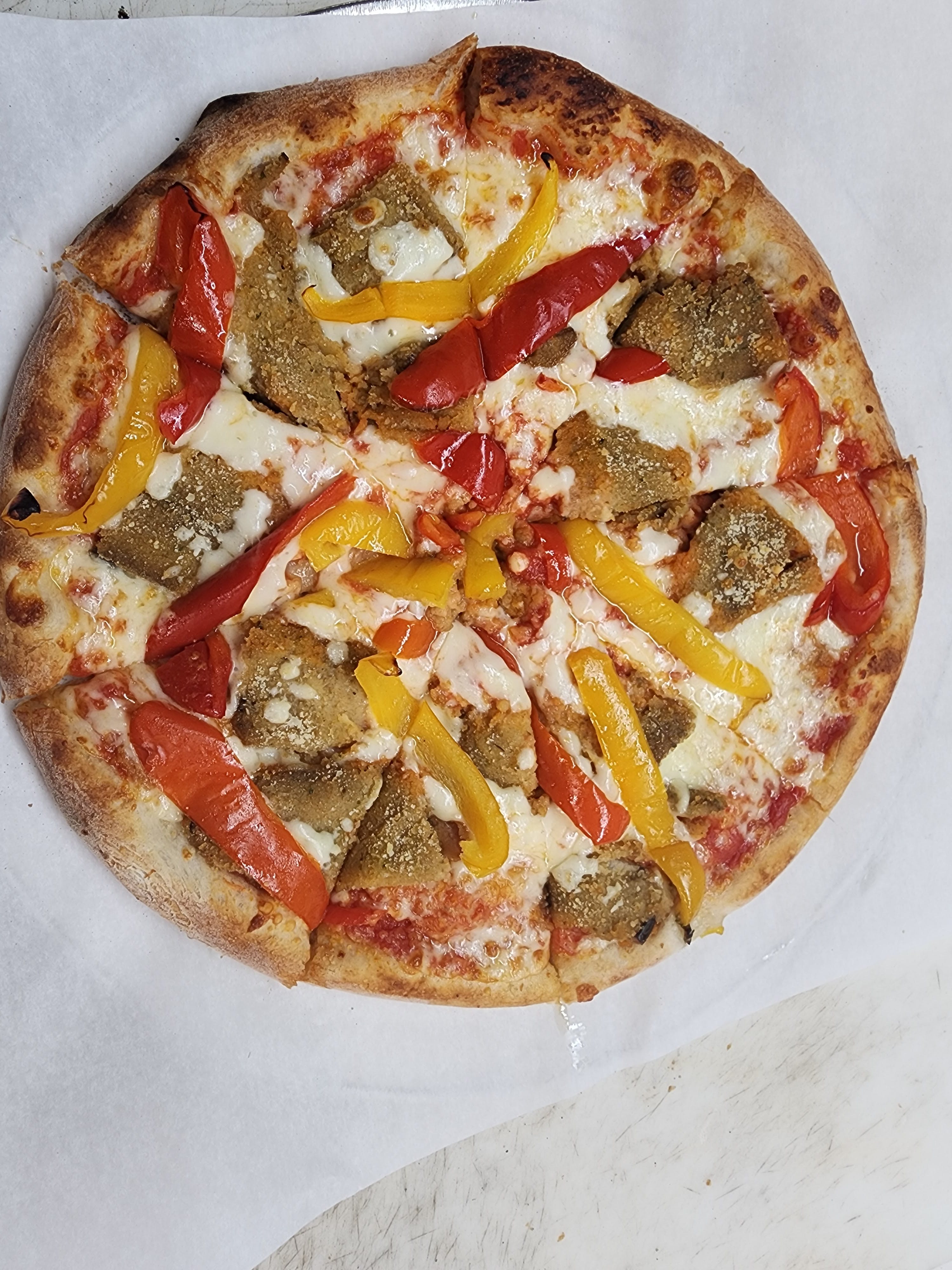 Eggplant Parmesan Pizza